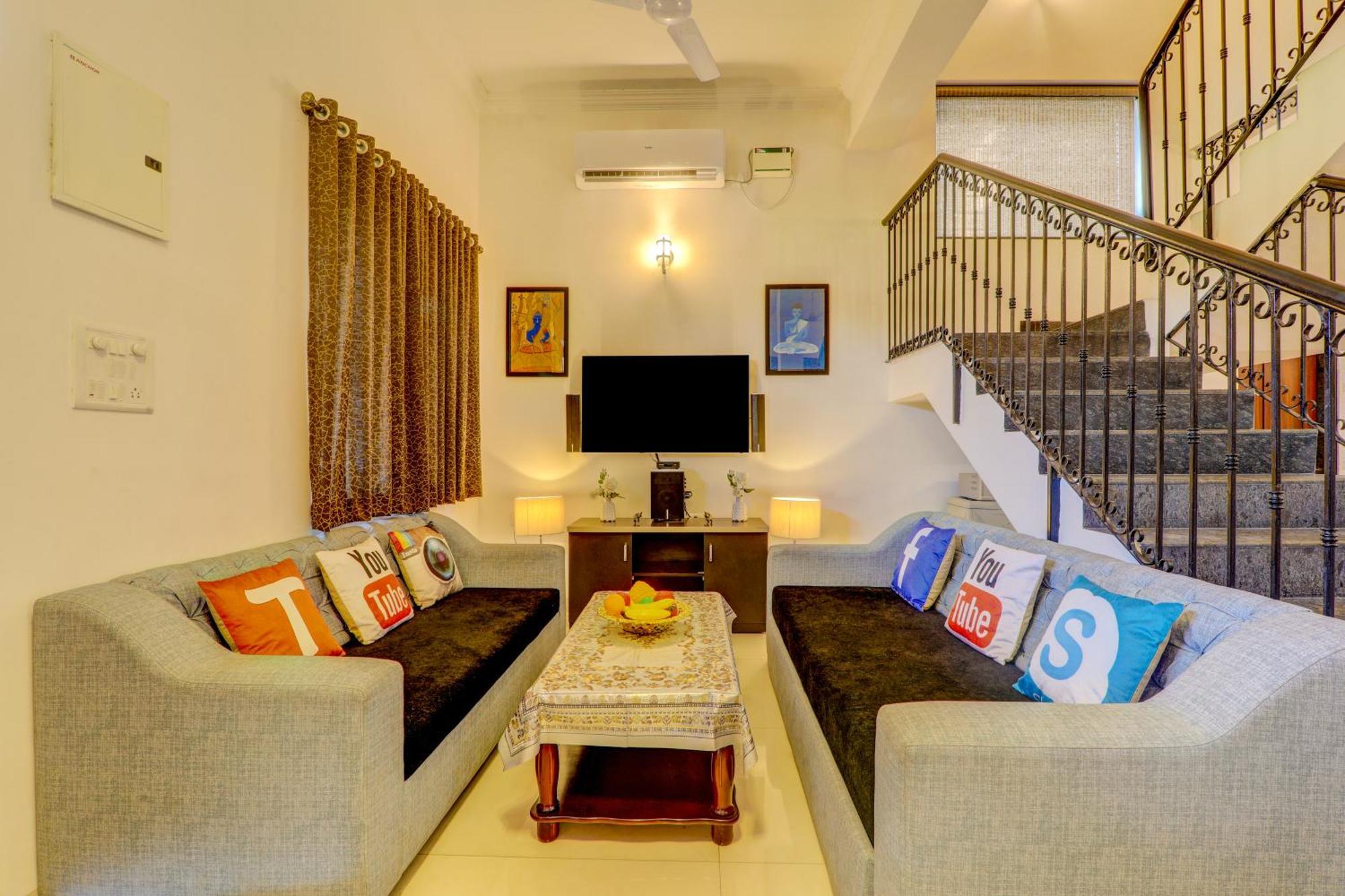 Ludo Private Pool Villa, Wifi-Caretaker-Parking, North Goa Baga Exteriér fotografie