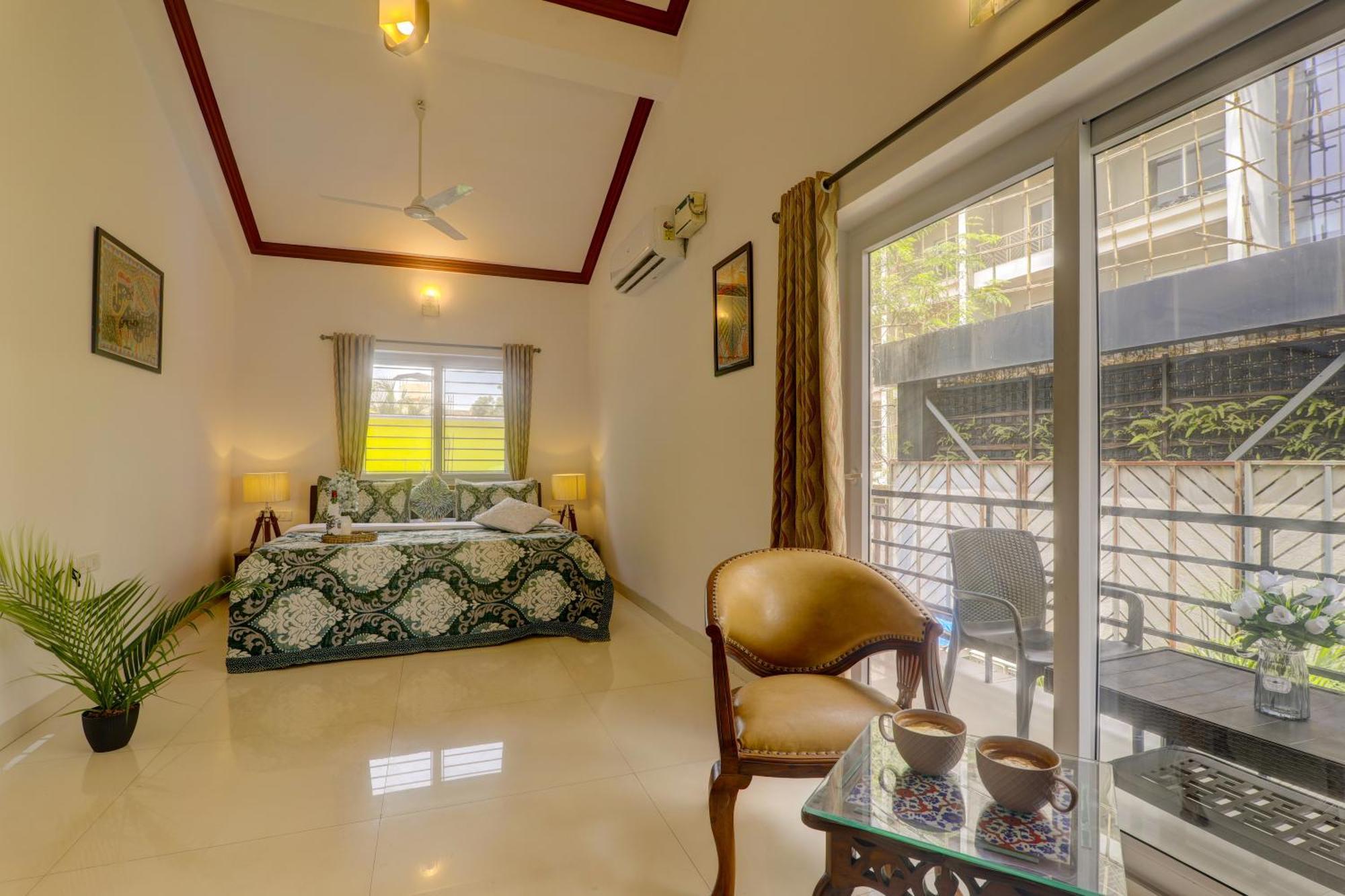 Ludo Private Pool Villa, Wifi-Caretaker-Parking, North Goa Baga Exteriér fotografie